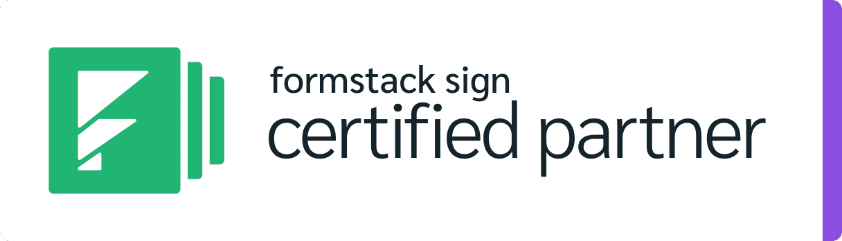 Formstack Sign Certified Partner